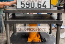 Máy ép biển số Ô tô - Xe máy chuyên dụng - giá tốt