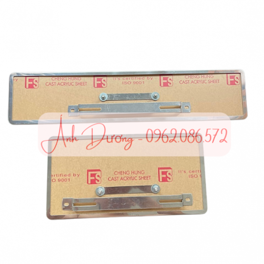 KHUNG INOX GÒ BIỂN SỐ Ô TÔ_BIỂN VUÔNG